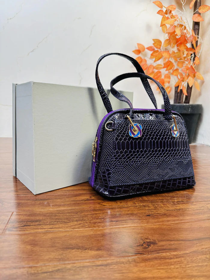 Beautiful Purple Color Handbag For Girls/Women